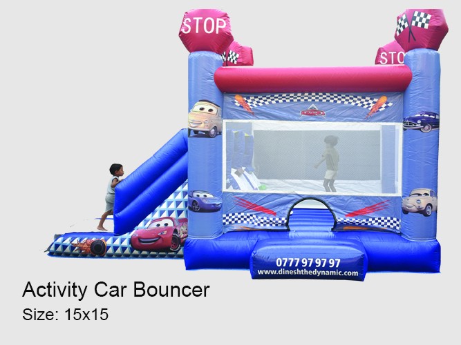 Car activity bouncy castle